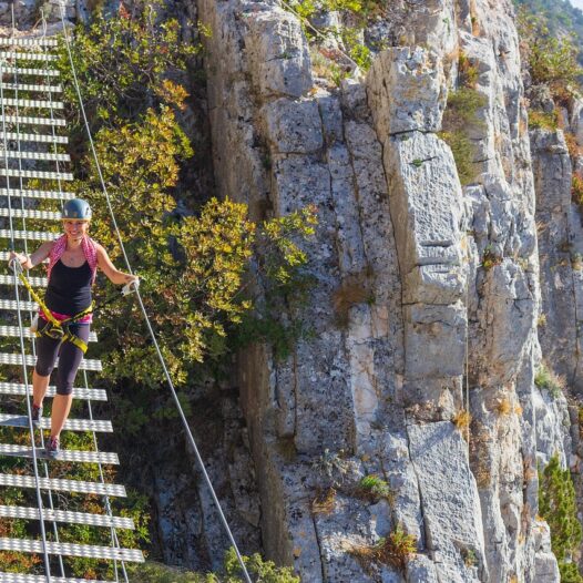 Zajištěné cesty – via ferrata