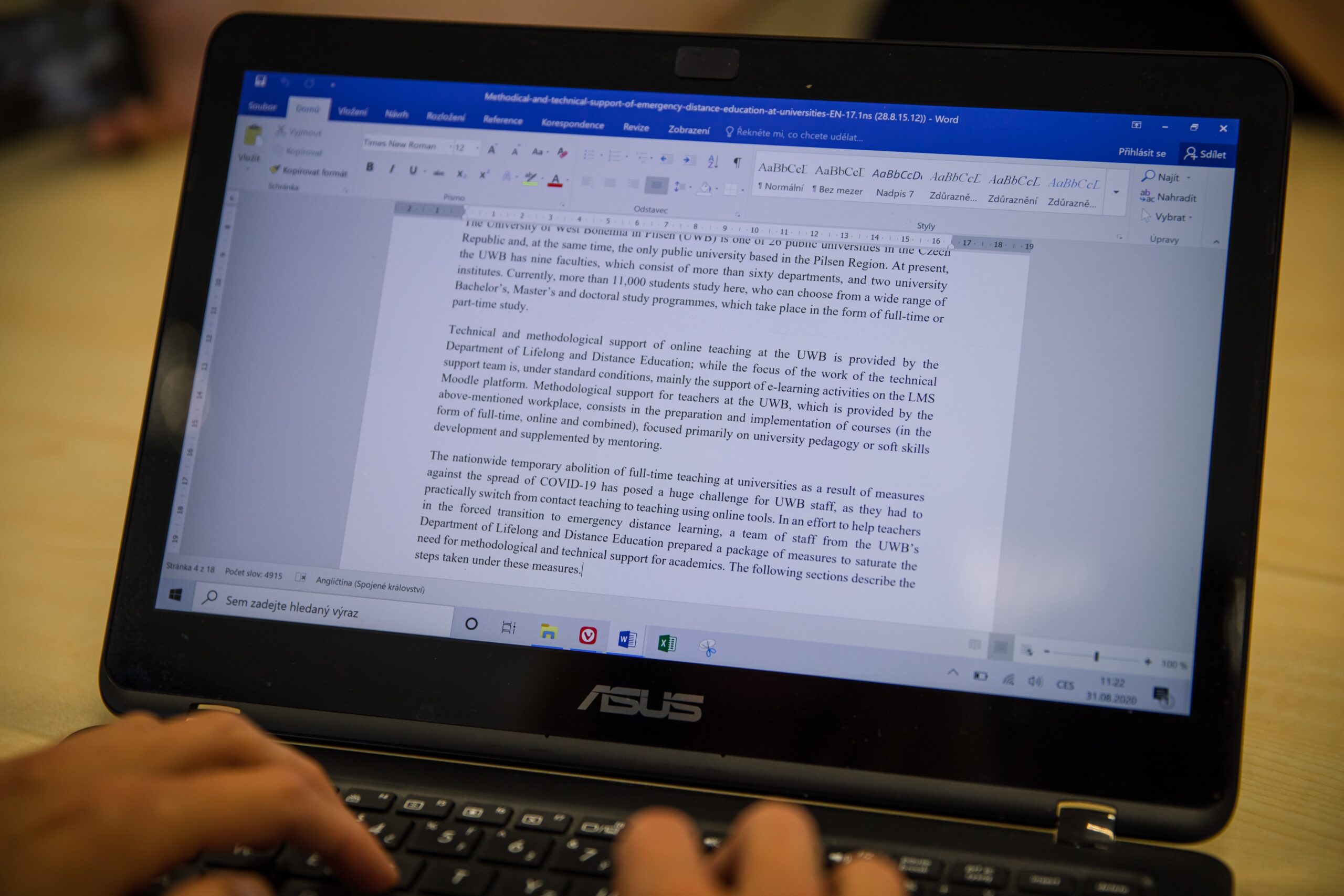 Příklady dobré praxe on-line výuky na ZČU - 19. díl (Studijní opory při nouzové distanční výuce)