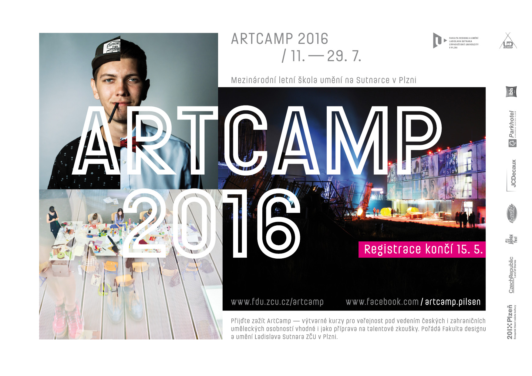 ArtCamp 2016 – vaše kreativní léto v Plzni